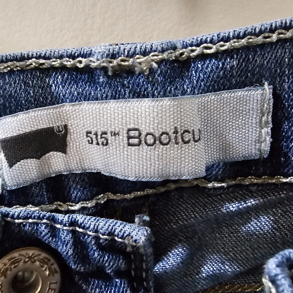 Vintage Levi's 515 Bootcut Blue Jeans